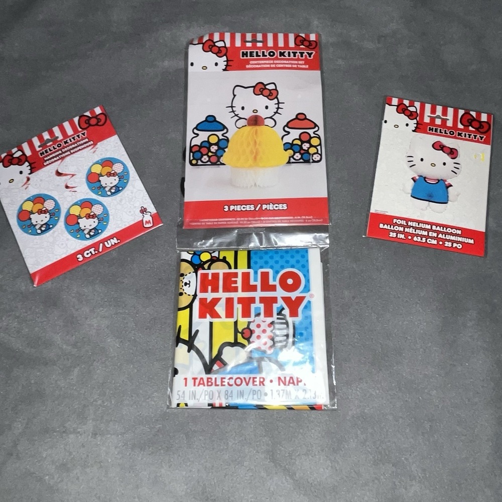 Hello Kitty & Friends Birthday Party Decoration Sanrio Party Supplies Balloon